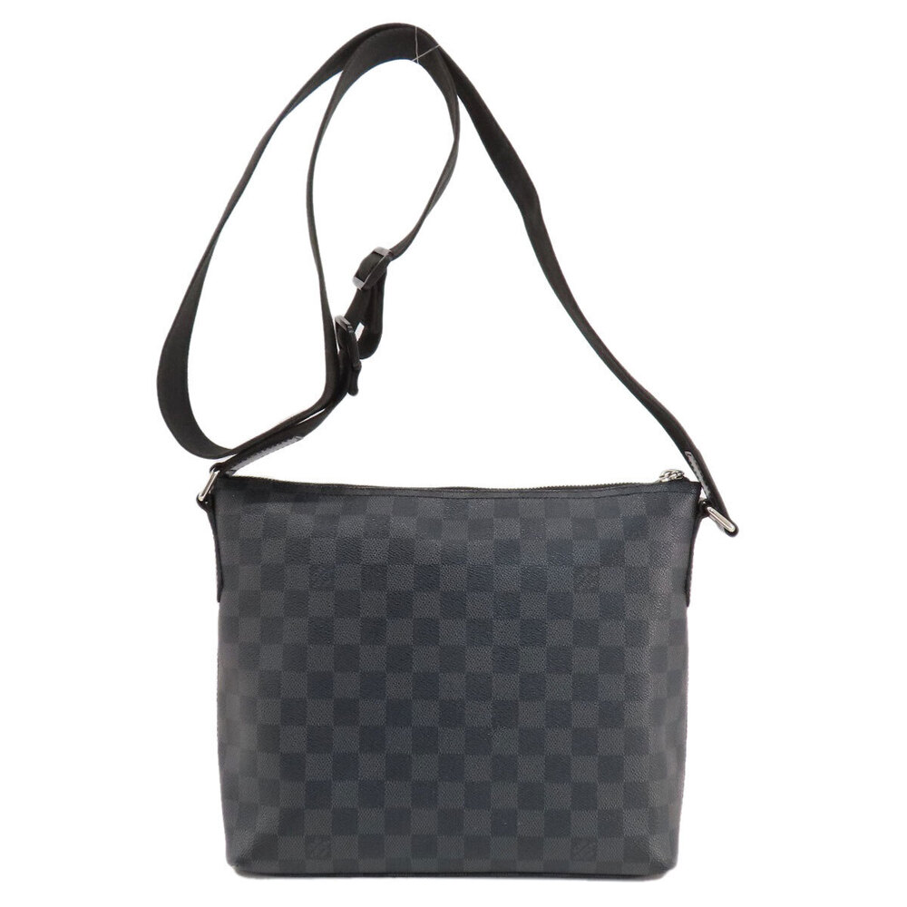 Louis Vuitton Canvas Graphite Mick Shoulder Damier Black Bag